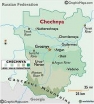 Chechnya map