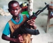 Child soldier in The Congo