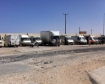 Convoy vehicles stranded in Libya. Photo courtesy: Facebook page for All United for Palestine.