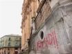 Cathedral in Salamanca, Spain, defaced by vandals. digg