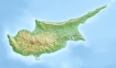 Cyprus relief location map