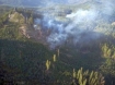 Steeple Rock Fires - A view from helicopter of the fires around Steeple Rock.  Credit: Chad Calderwood