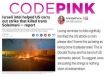 code pink israel