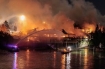 5 alarm fire, Hayden Island Portland, Oregon