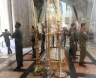  Israeli soldiers in the Church of Sepulchre in Jerusalem