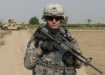 U.S. soldier on patrol in Iraq