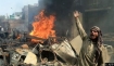 Homes burning in Joseph Colony