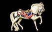 Lightening, is the name given to a carousel horse lovingly hand crafted by volunteers, many of whom are veterans.