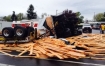 lumber truck crash