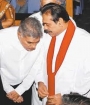 Majinda Rajapakse and Ranil Wickramasinghe