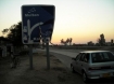 Sunset on Pakistan's Khanewal-Multan Highway