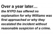 Antonio Williams v. NYPD