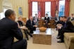 President Barack Obama meets with senior advisors in the Oval Office, Jan. 8, 2013. 