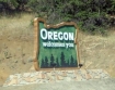 Oregon welcome sign