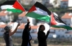 Girls in Palestine demonstrating for peace