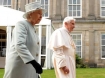 Queen Elizabeth II and Pope Benedict XVI.