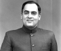 The late Rajiv Gandhi