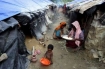 Conditions are rough in Teknaf camp in Bangladesh. Movement of refugees is restricted and housing is in need of repair or renewal. Photo: UNHCR 