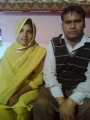 Victim Saba Bibi with Advocate Sardar Mushtaq Gill