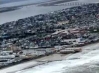 Overhead view of the NJ shore after Sandy passed