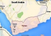 Saudi-Yemen map