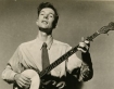 Pete Seeger with his banjo