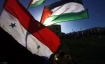 Syrian and Palestinian flags