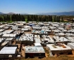 Syrian refugee encampment in Lebanon