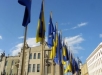 Ukraine flags