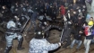 Ukrainian riot police cracking down on peaceful protesters