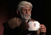 Abdullah Muhammad al-Tisi of Yakla holds a photo of his son Ali Abdullah Mohammed al-Tisi, who was killed in a US drone strike outside Rad`a, Yemen