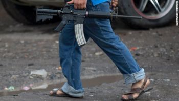 Armed man in Mexico