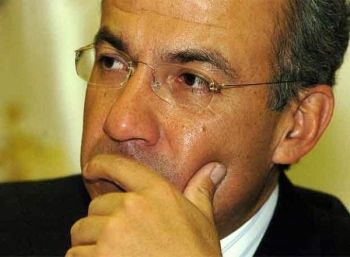 Mexican President Felipe Calderon