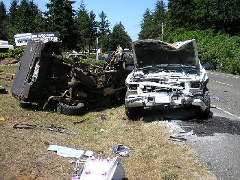 Fatal crash near Florence, Oregon 8-1-09