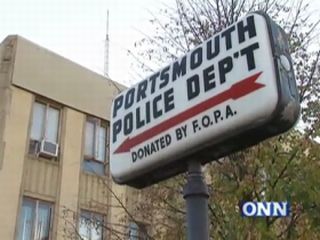 Portsmouth, Ohio Police building sign