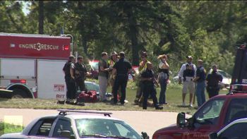 Scene of shooting of Sikhs in Wisconsin