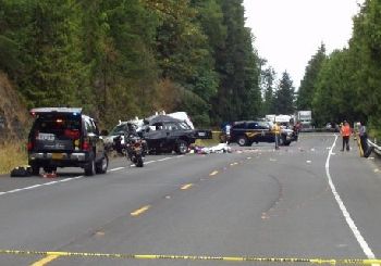 Fatal crash, Clatskanie, Oregon 8-10-09