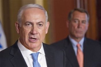 US House Speaker John Boehner and Israeli Prime Minister Netanyahu, is from the Atlantic Wire