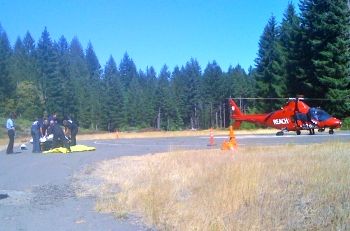 Rescue at Detroit Lake, Oregon 15 August 2010