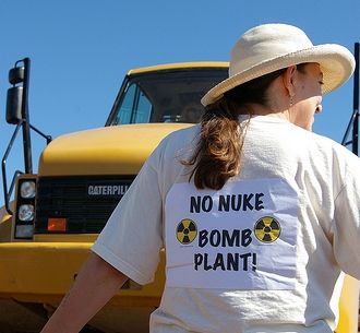 Image from anti-nuke event in Kansas City.