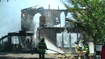 House fire in Turner, Oregon