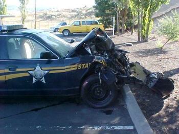 wrecked osp car