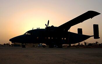 Oregon Guard aviators flew the C-23 Sherpa aircraft in Iraq