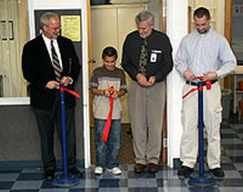 photo: School Based Health Center ribbon cutting