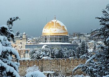 Snow in Palestine