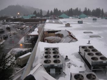 Gateway Fred Meyer Store roof collapse