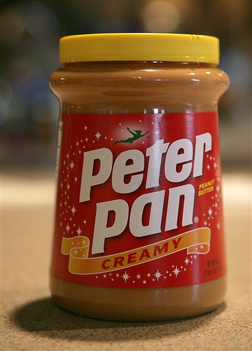 Peater Pan peanut butter jar