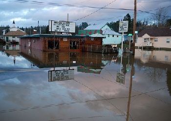 Vernonia, Oregon was seriously affected by recent floods as were neighboring communities.