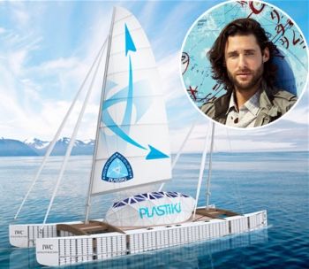 plastic bottle sailboat