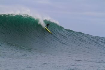 Keith Galbraith at Nelscott Reef Photo: Eric Akiskalian